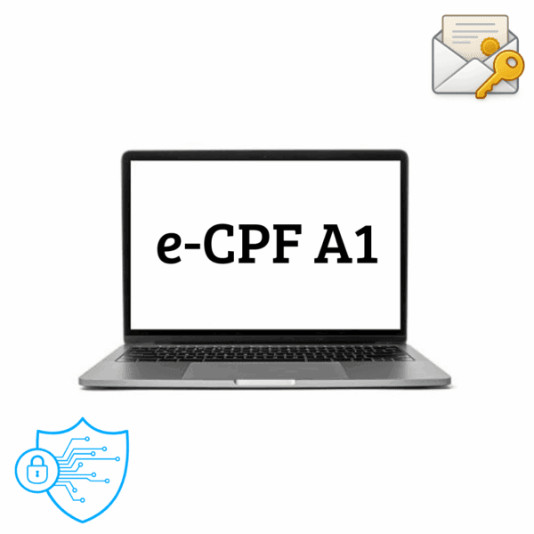 Certificado Digital e-CPF A1 1 Ano Validade e Garantia