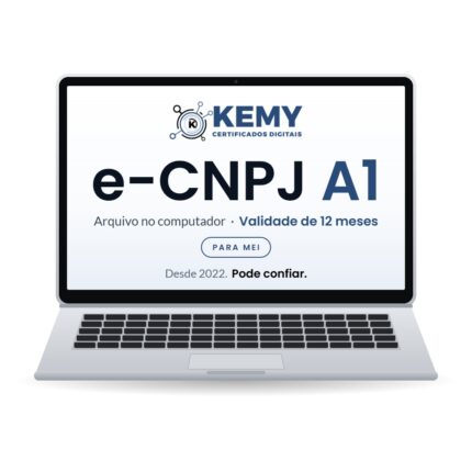 Certificado Digital MEI e-CNPJ A1 para Nota Fiscal, 12 Meses